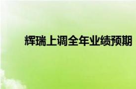 辉瑞上调全年业绩预期，三季度营收同比增逾三成