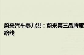 蔚来汽车秦力洪：蔚来第三品牌萤火虫继续采用可充可换可升级的纯电技术路线