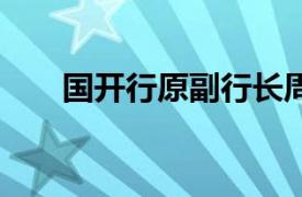 国开行原副行长周清玉一审获刑15年