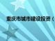 重庆市城市建设投资（集团）有限公司董事长王岳被查