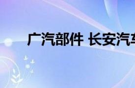 广汽部件 长安汽车战略投资辰致科技