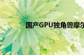 国产GPU独角兽摩尔线程即将启动IPO辅导