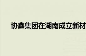 协鑫集团在湖南成立新材料研究院，注册资本5000万