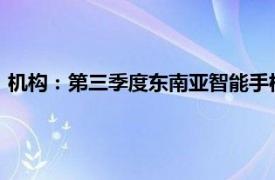 机构：第三季度东南亚智能手机市场增长15%，OPPO首次领跑