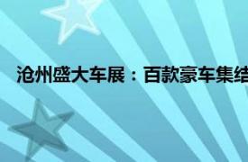 沧州盛大车展：百款豪车集结，一场视觉盛宴引领潮流风向标