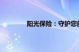 阳光保险：守护您的安全，让未来更安心