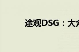 途观DSG：大众汽车的卓越之选